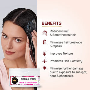 Biotin & Keratin conditioner (Pack of 2) -HAIR CARE