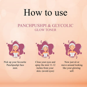 Panchpushpi & Glycolic glow toner