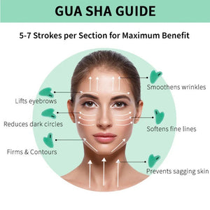Jade Stone Original Gua Sha For facial Massage ( for face)