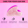 Rose Quartz Gua Sha for facial massage ( for face)
