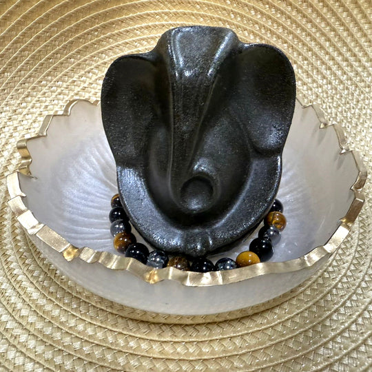 Lord Ganesh ji with bowl and Bracelet