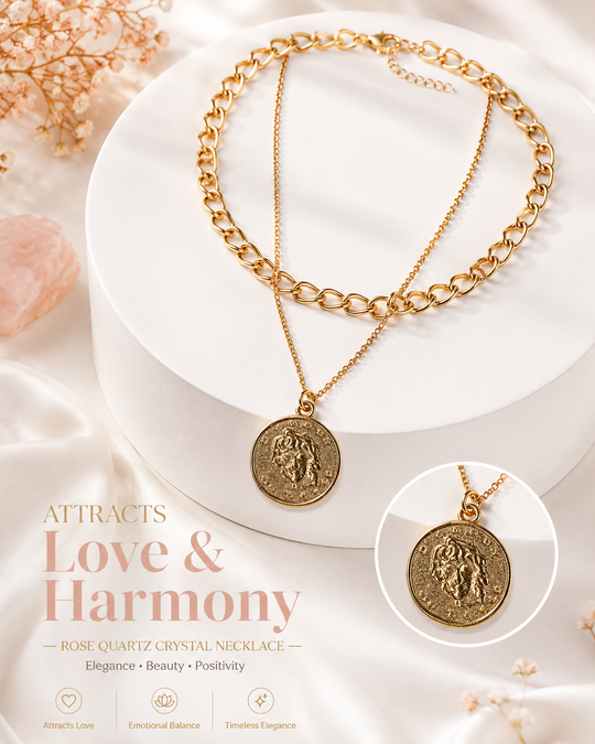 Vintage Coin Pendant Necklace