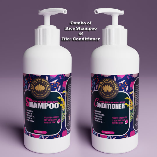 Rice Shampoo & Conditioner Combo (Pack of 2)