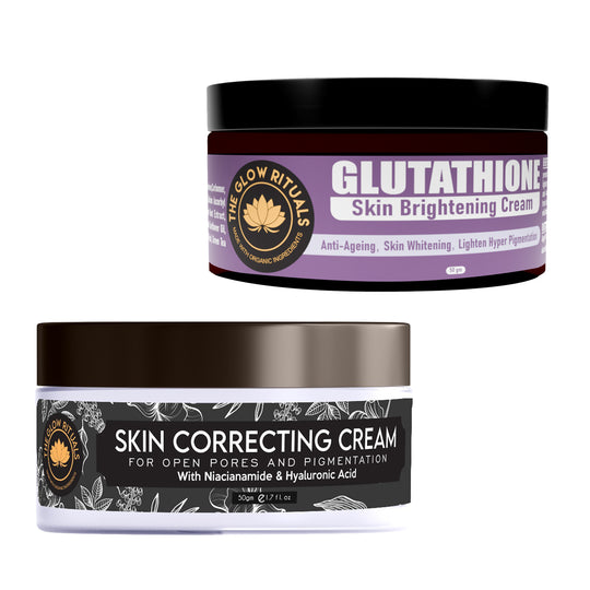 Skin Correcting cream & Glutathione Cream Combo