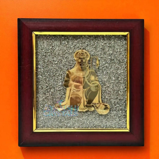 Hanuman Ji on Pyrite Plate