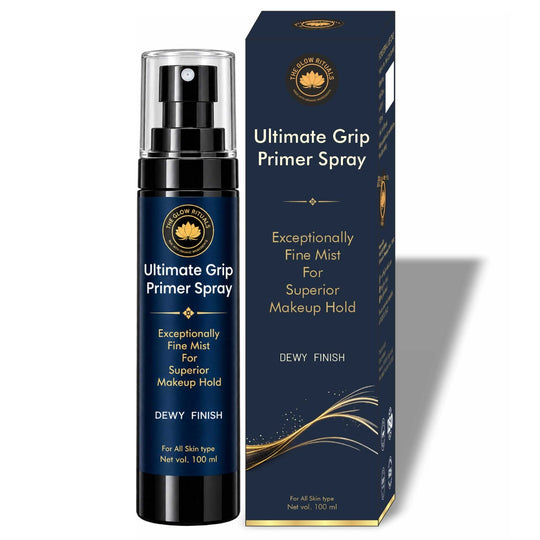 The Glow Rituals Ultimate Grip Primer Spray | Dewy Finish | Fine Mist | Makeup Hold | All Skin Types | 100 ml
