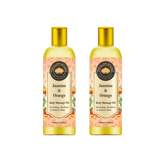 Jasmine and Orange Body Massage Oil (Pack of 2)