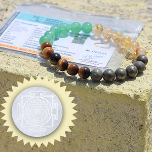 Money Magnet Bracelet & selenite plate combo