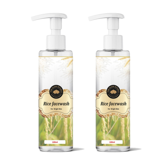 RICE FACE WASH FOR BRIGHT SKIN (Pack of 2)