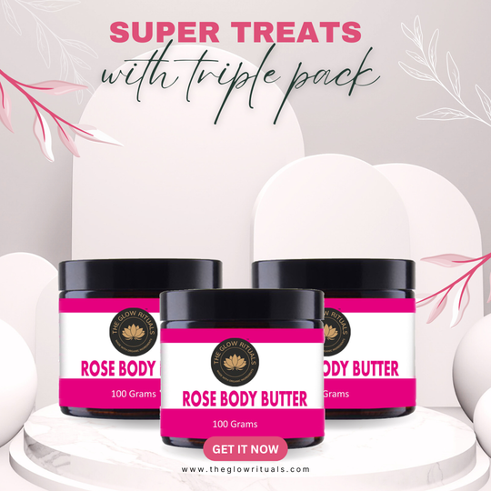 Rose Body Butter Pack of 3