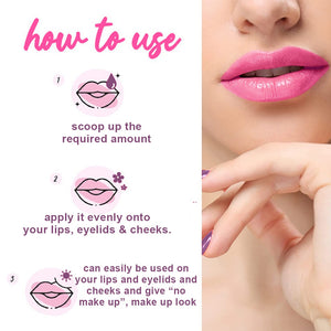 Blooming Rose lip & cheek tint- LIP & CHEEK MAKEUP CARE